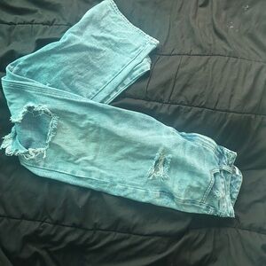 PacSun Light Blue Distressed Boyfriend Jeans
